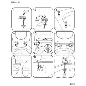 Villeroy en Boch Omnia Classic Vita / O.Novo 88216101 WC-Sitze mit Deckel weiß *nicht mehr lieferbar*