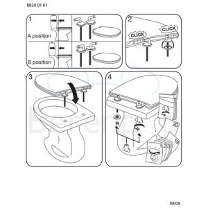 Villeroy en Boch Omnia Pro / O.Novo 88206101 WC-Sitze (Kindersitz) mit Deckel weiß *nicht mehr lieferbar*