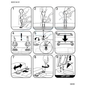 Villeroy en Boch Sentique 98M8S101 WC-Sitze mit Deckel weiß