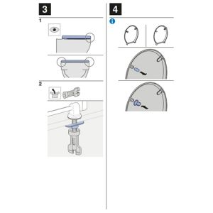 Geberit 300 Comfort 501386001 toilet seat with lid white