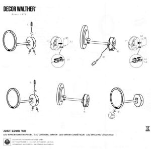 Decor Walther 0008612 Batterie für JUST LOOK SR und JUST LOOK WR