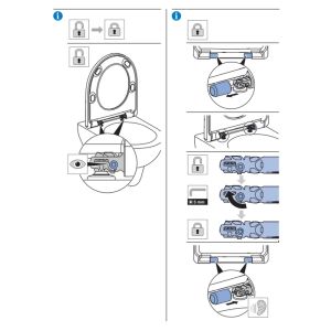Geberit Renova 573015000 toilet seat with lid white