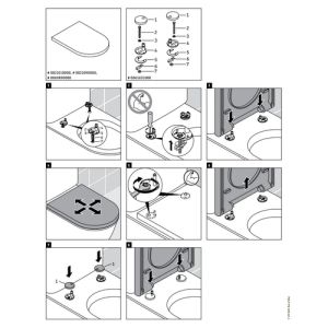 Duravit Starck 2 0069890000 toiletzitting met deksel wit