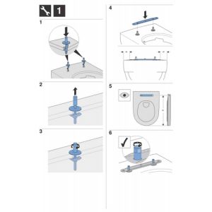 Geberit Renova Plan 572180000 toilet seat with lid white