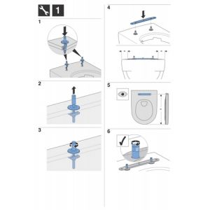 Geberit Renova Plan 573075000 toilet seat with lid white