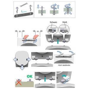 Ideal Standard Softmood T639201 toilet seat with cover white