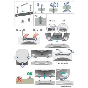 Ideal Standard Washpoint R392101 WC-Sitze mit Deckel weiß