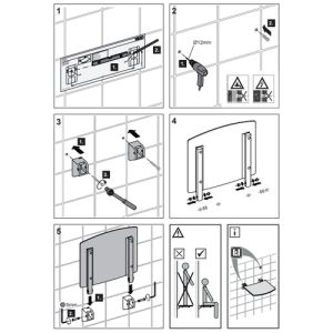 Keuco Collection Plan 14980010037 Klappsitz chrom/ schwarzgrau (RAL 7021)