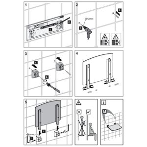 Keuco Collection Plan 14980070038 Klappsitz Edelstahl/Lichtgrau (RAL 7035)