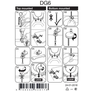 Pressalit WC-Sitze 300 Slim 1014000-DG6999 mit Deckel weiß
