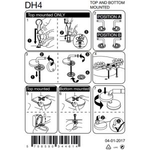Pressalit Objecta D Pro 998111-DH4999 WC-Sitze mit Deckel schwarz polygiene