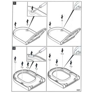 Villeroy en Boch Architectura - Avento - Subway - Subway 2.0 92248600 Puffer rund und oval