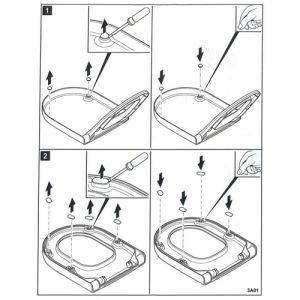 Villeroy en Boch Architectura - Legato - Venticello 92198600 Puffer rund und oval