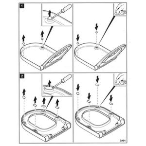 Villeroy en Boch Avento 92236900 Puffer rund und oval