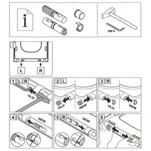 Villeroy en Boch Finion - Venticello - Memento 2.0 92219100 Softclose-Dämpfungsset für WC-Sitze