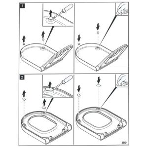 Villeroy en Boch Homage 92208800 Puffer rund und oval