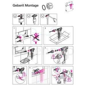 Geberit 240714001 Type 380 float valve (Unifill)