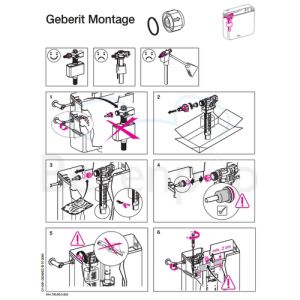 Geberit 240714001 Type 380 float valve (Unifill)