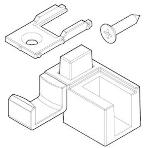 Novellini R06BXMOS1-A ondergeleider wit 030