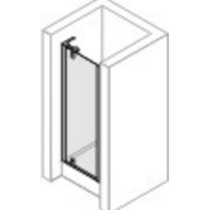 Huppe 1002, 054214 afvoerprofiel voor draaideur in nis