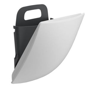 Pressalit 1090000 wand-afvalemmer, soft open, magnetische sluiting wit