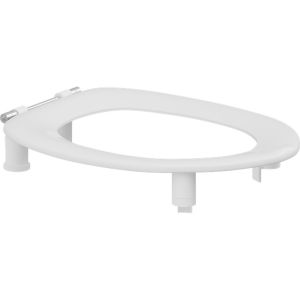 Pressalit Dania R23000 toilet seat 50mm raised without cover white
