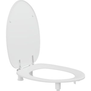 Pressalit Dania R33000 toilet seat 50mm raised with lid white
