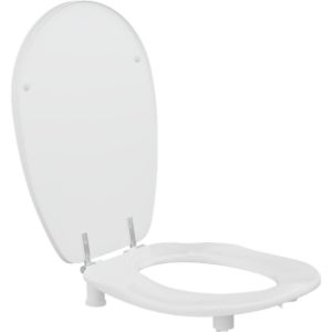 Pressalit Ergosit R20000 toilet seat 50mm raised with lid white