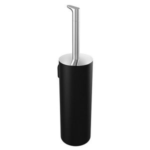 Pressalit Style PR20800 toilet brush holder chrome/ black