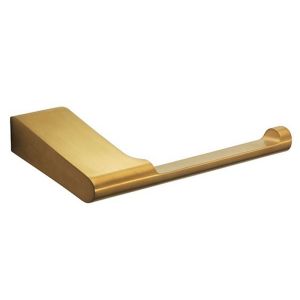 Pressalit Style PR70200 toilet roll holder brushed brass