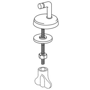 Pressalit Pinocchio (Kindersitz) 211000-BU5999 WC-Sitze ohne Bezug weiß