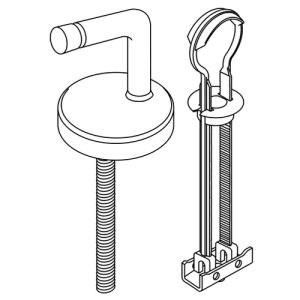 Pressalit T2 316000-UN4999 WC-Sitze mit Deckel weiß