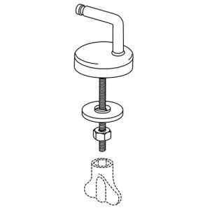 Pressalit T2 316001-UN3999 WC-Sitze mit Deckel schwarz