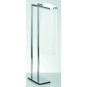 Decor Walther 0504834 Straight 2 handdoekhouder standaard geborsteld nikkel