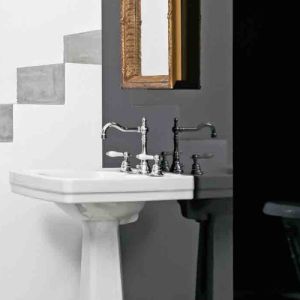 Fima Carlo Frattini Herend F5401CR 3-hole basin faucet 2-handle chrome