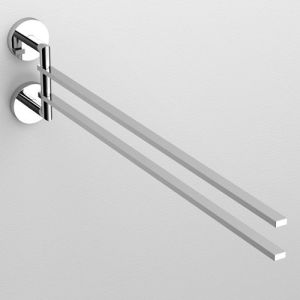 Clou Flach CL0902055 2-Klappen-Handtuchhalter Chrom