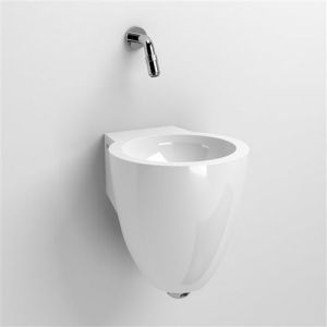 Clou Flush 6 CL0308061 Mineralmarmor Handwaschbecken 27cm weiß