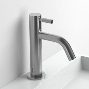 Clou Freddo 2 CL060300141L basin tap standing high stainless steel brushed