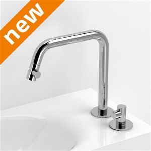 Clou Kaldur CL061500329R 2-hole mixer tap (right-hand version) chrome