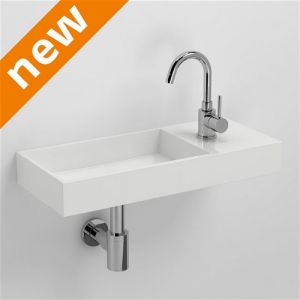 Clou Mini Wash Me Plus CL0308235 mineral marble fountain 56cm white