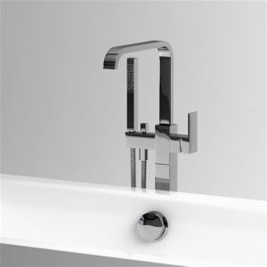 Clou Xo CL060400329 type 3 freestanding bath faucet with hand shower chrome