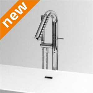 Clou Xo CL060400829 type 8 freestanding bath faucet with hand shower chrome