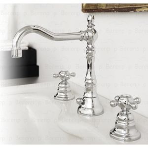 Fima Carlo Frattini Elizabeth F5081BR 3 hole basin faucet 2 handle bronze