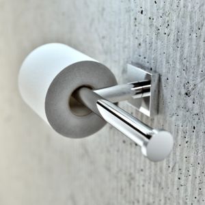 Geesa Nelio 681802 double toilet roll holder chrome