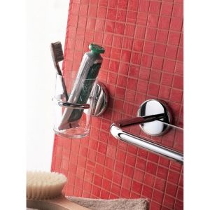 Inda Colorella A2308CCR01 planchet 70cm transparant glas/ chroom