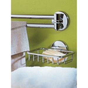 Inda Colorella A23150CR 2-lids towel holder chrome