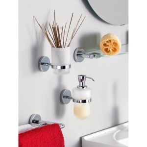 Inda Forum A36090CR26 Ablag satiniertes Glas/ Chrom