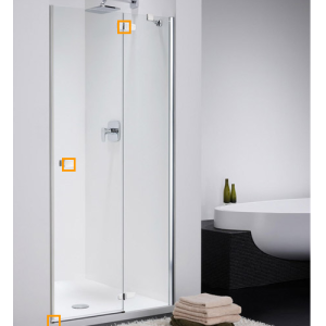 Provex 1235SA00F Entwässerungsstreifen 92cm, 11mm hoch, transparent, für Glasdicke 6mm