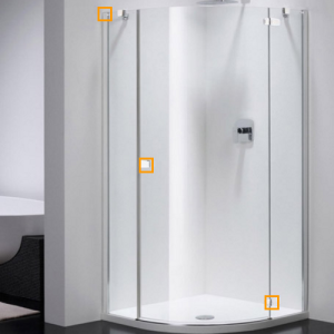 Provex 1246SA00F Entwässerungsstreifen 120cm, 18mm hoch, transparent, für Glasdicke 6mm