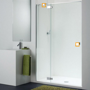 Provex 1235SA00F Entwässerungsstreifen 92cm, 11mm hoch, transparent, für Glasdicke 6mm